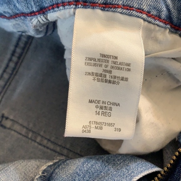GIRLS LEVIS JEANS - Picture 8 of 8